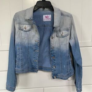 Justice ombre jean jacket